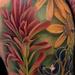 Tattoos - Texas Wildflower Half Sleeve of Bluebonnets and Indian Paintbrushes - 89815